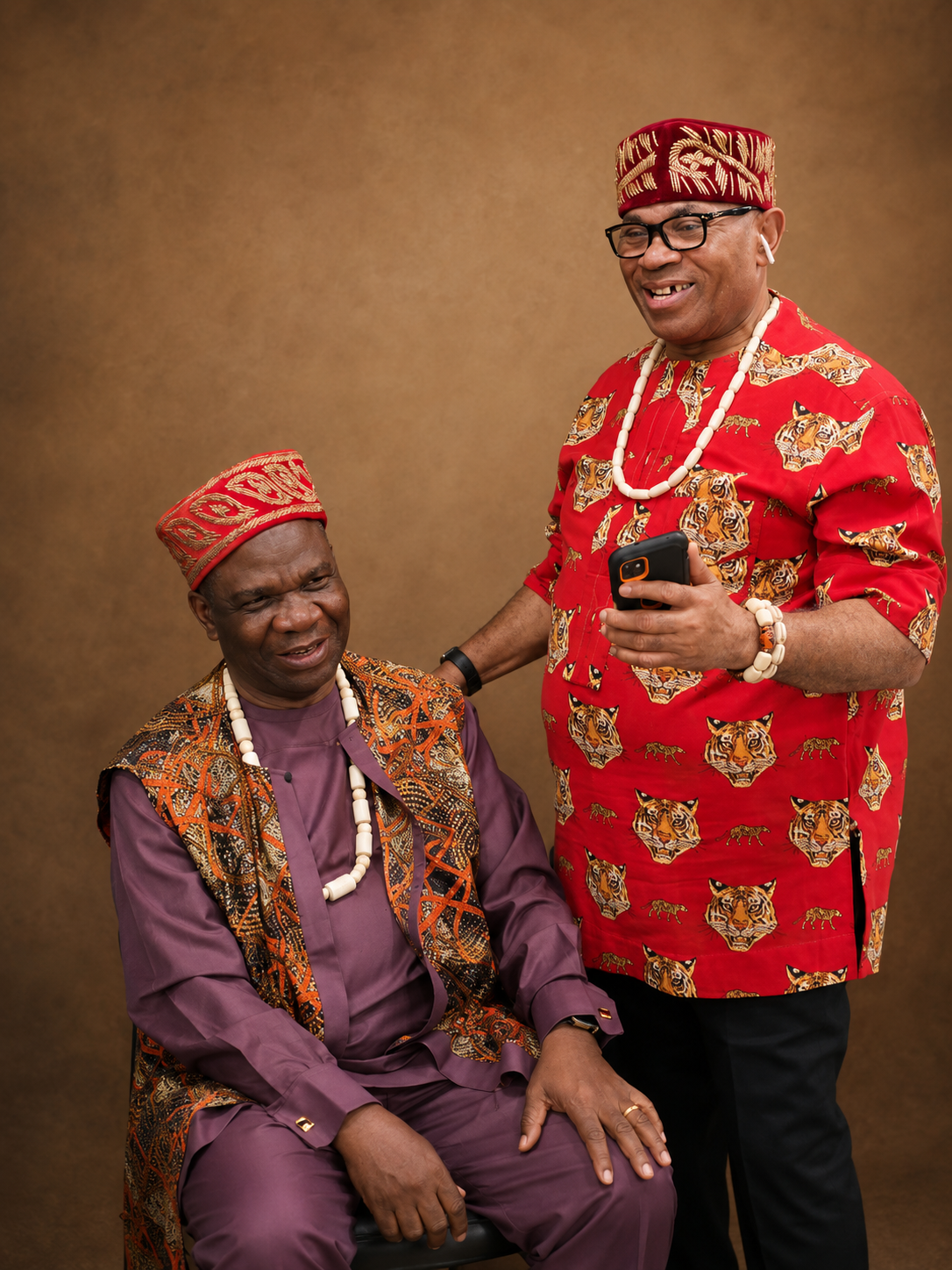 IGUMMA leaders in traditional attire