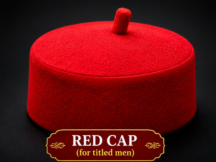 Traditional Igbo red cap